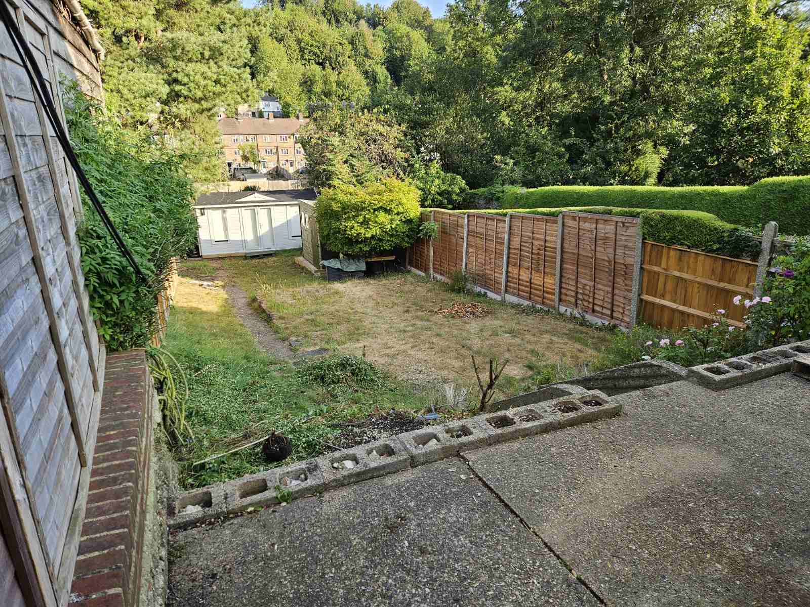 Design phase of a garden